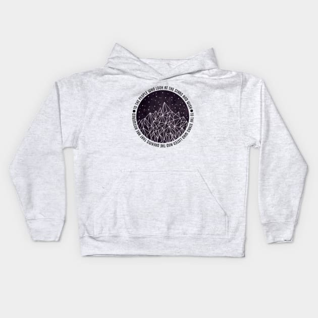 Night Court | Look At The Stars - Symbol Print Kids Hoodie by DungeonDesigns